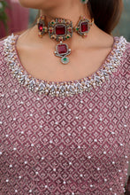 Dusty Rose Maxi | Aroosh Mother-Daughter Twinning Set TTAH3