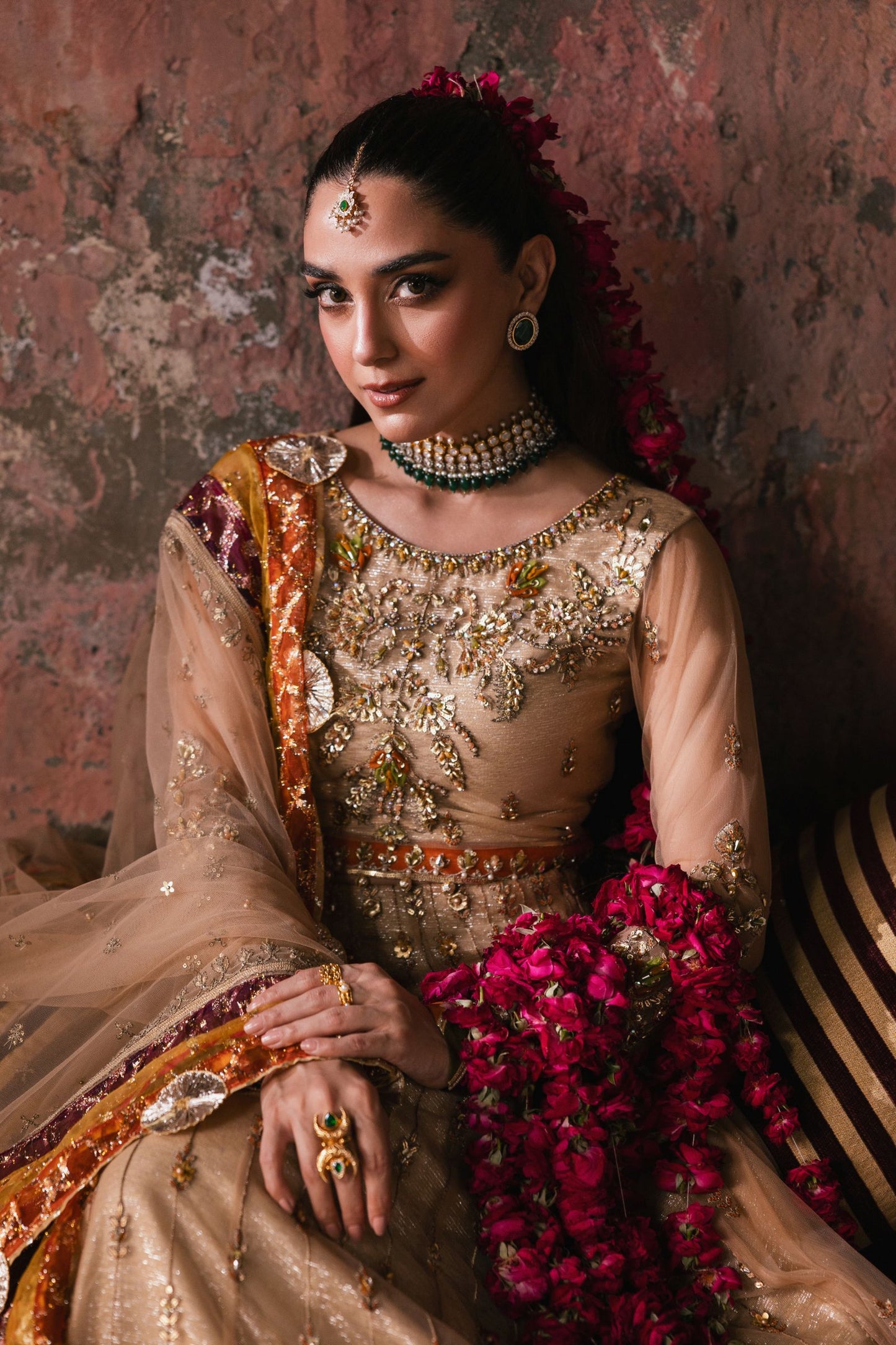 The Maya Edition by Mona – Handworked Net Choli & Sequin Lehnga Maya4