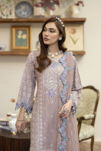 Embroidered Cotton Jacquard Suit with Panel Sharara Reet by Mona RBY4
