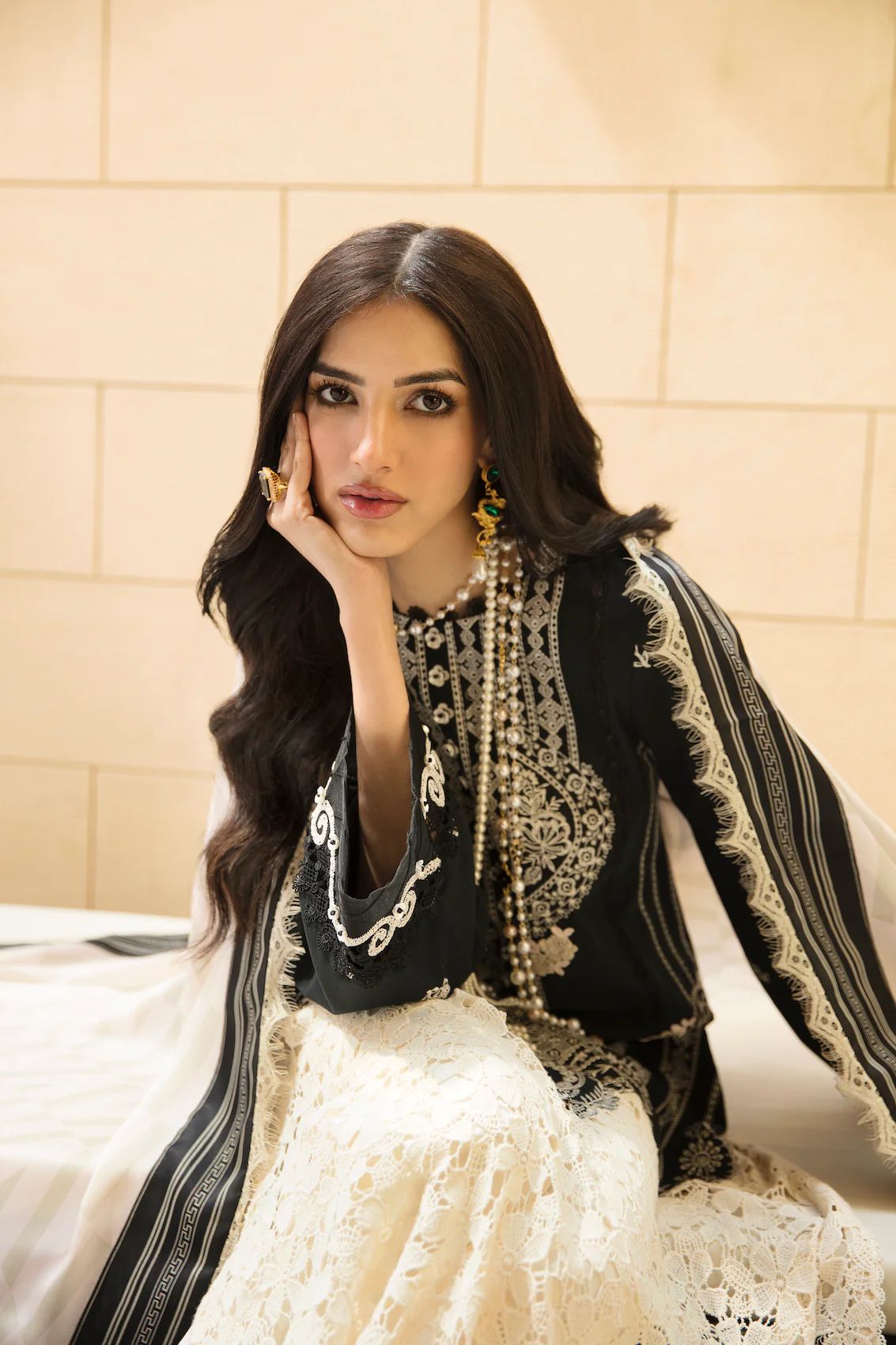 Sable Swiss Luxury Chiffli Lawn 14