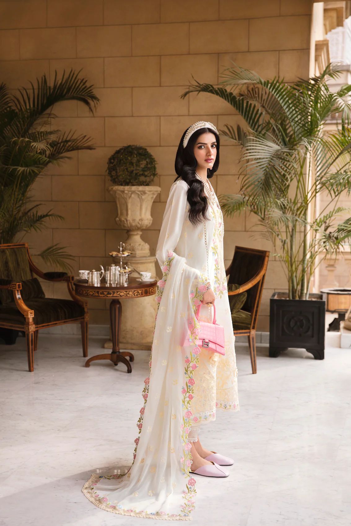 Sable Swiss Luxury Embroidered Lawn 12