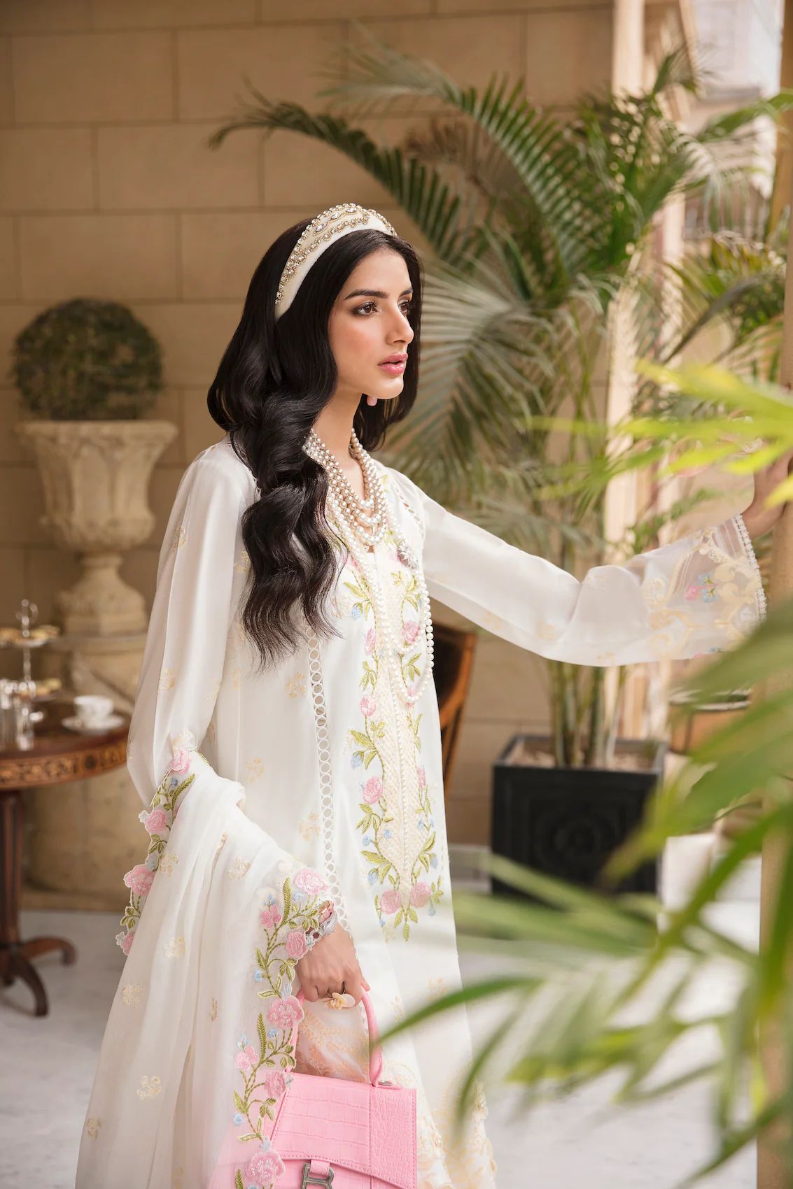Sable Swiss Luxury Embroidered Lawn 12