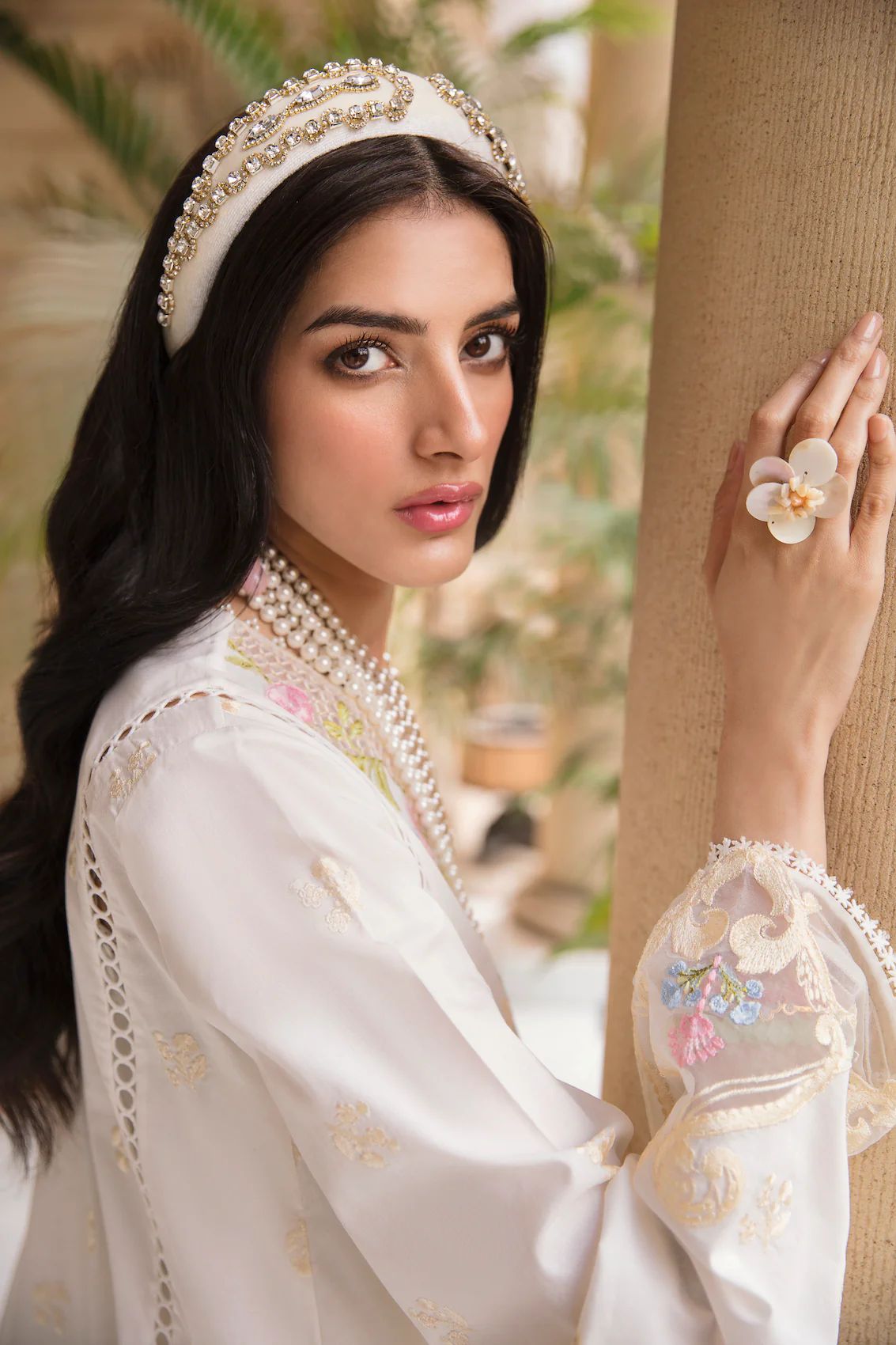 Sable Swiss Luxury Embroidered Lawn 12