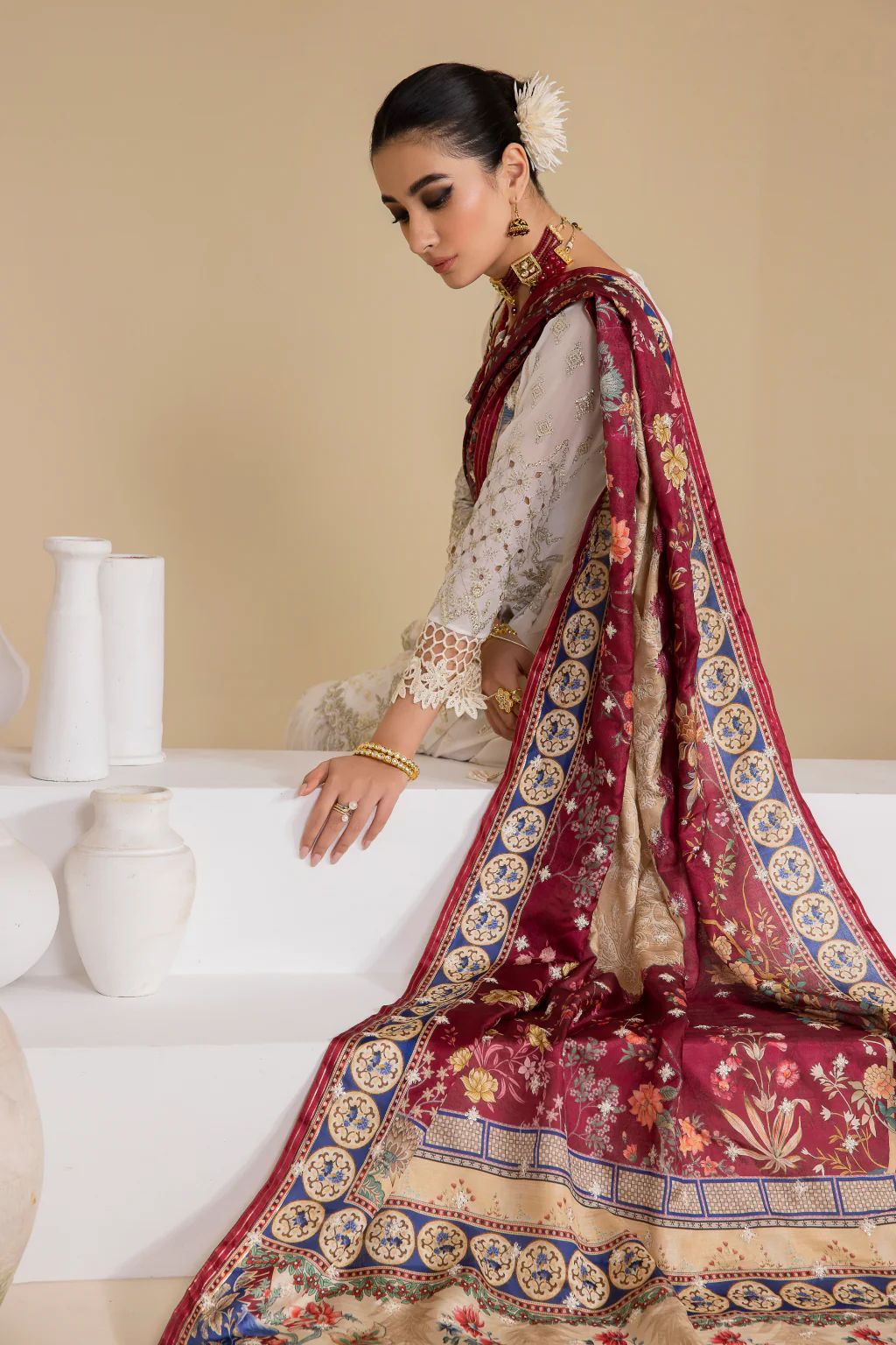 3pc Ready to Wear Chiffon Dress by Iznik Chinnon 24