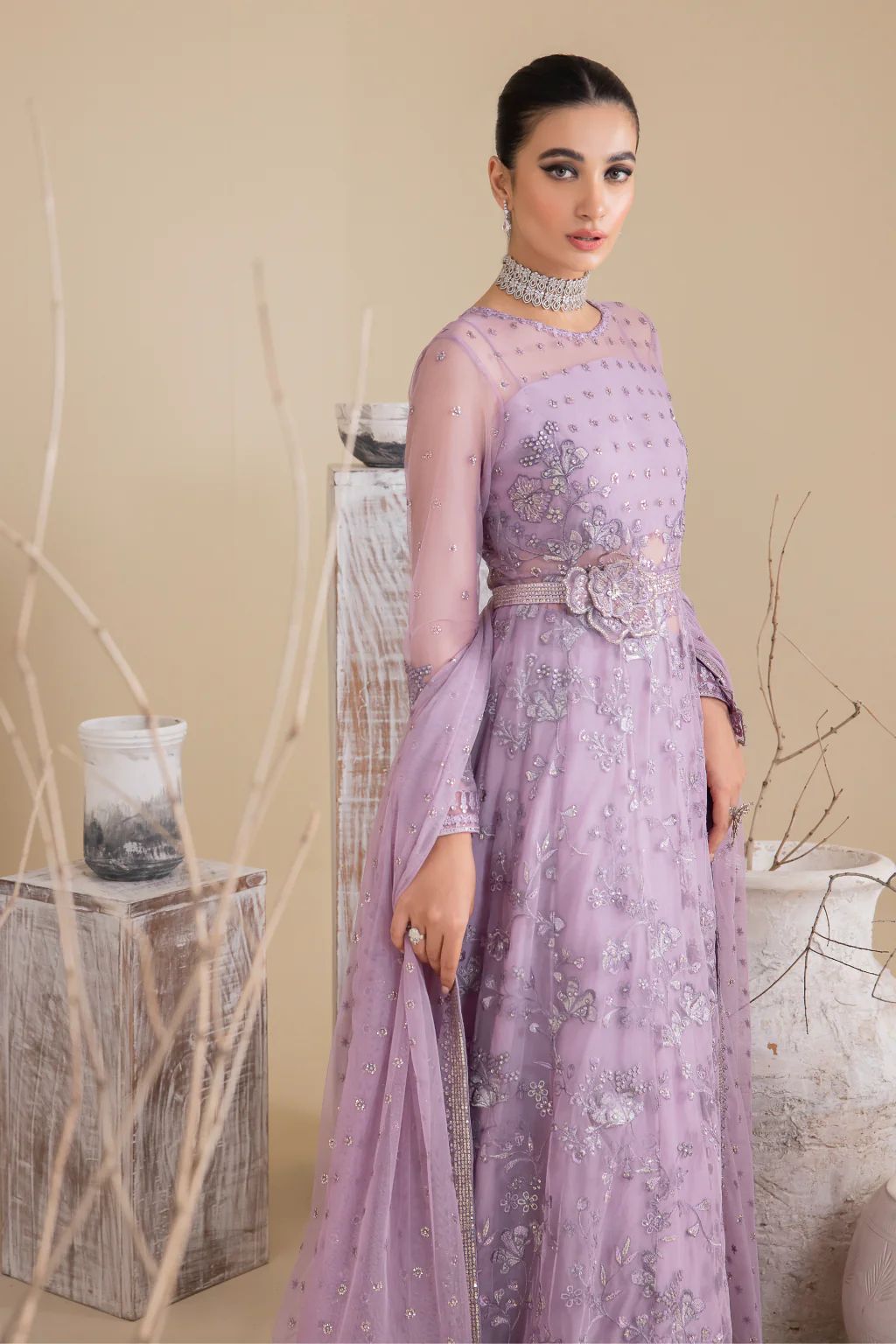 3pc Ready to Wear Chiffon Dress by Iznik Chinnon 25