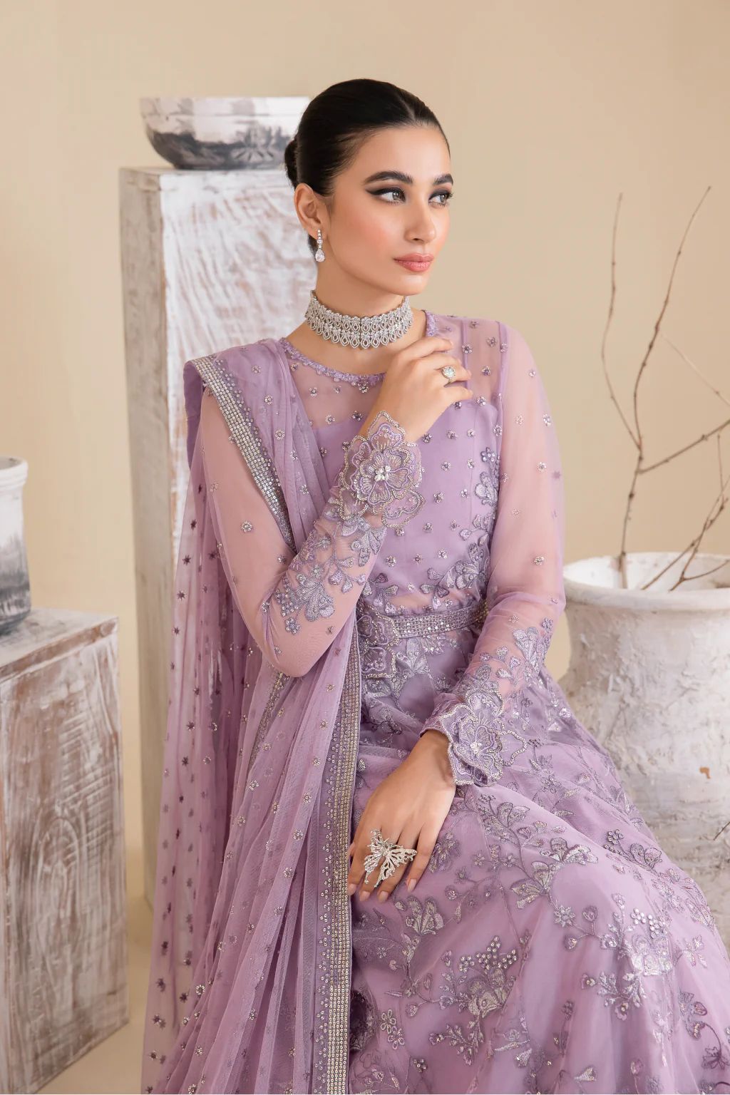3pc Ready to Wear Chiffon Dress by Iznik Chinnon 25