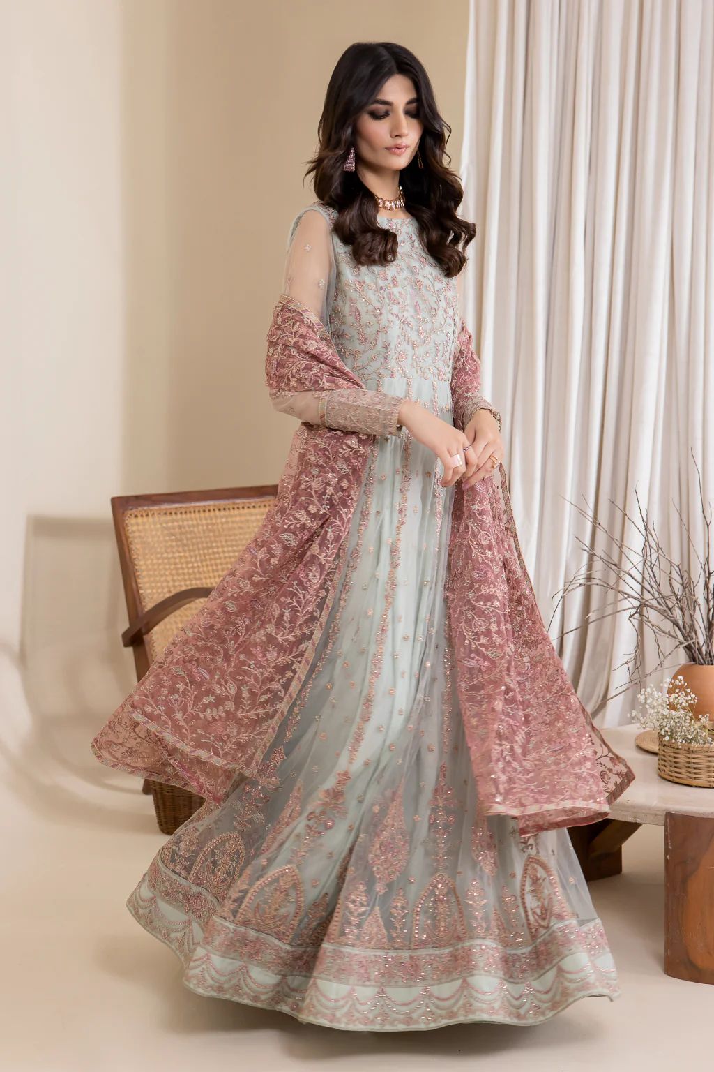 3pc Ready to Wear Chiffon Dress by Iznik Chinnon 27