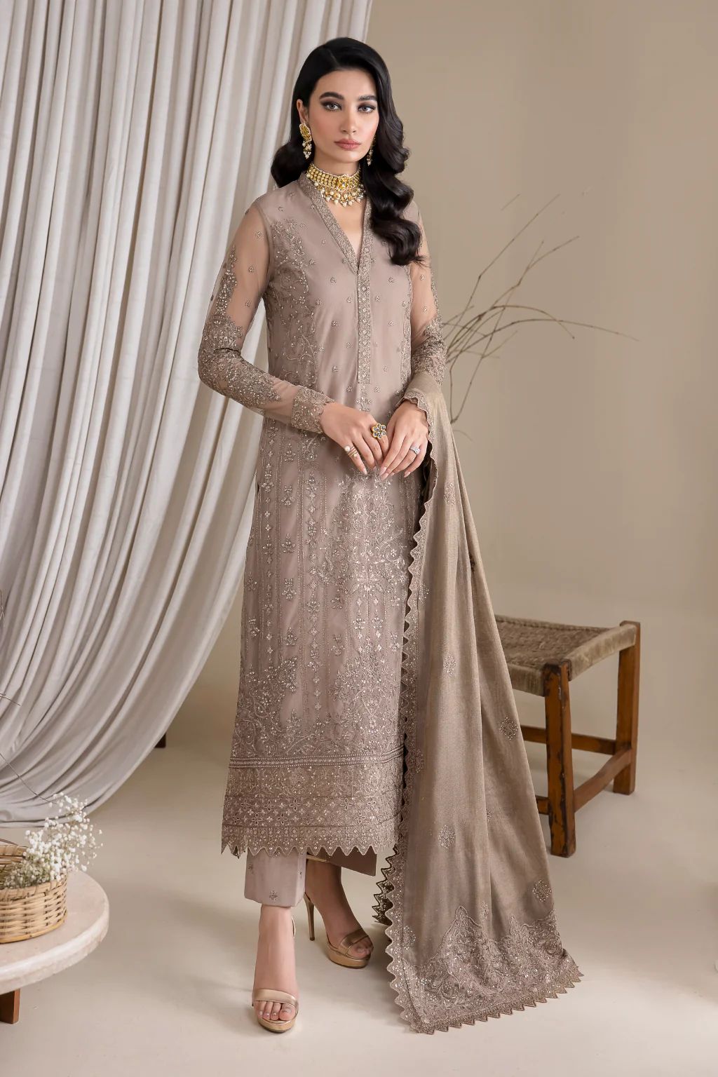 3pc Ready to Wear Chiffon Dress by Iznik Chinnon 30