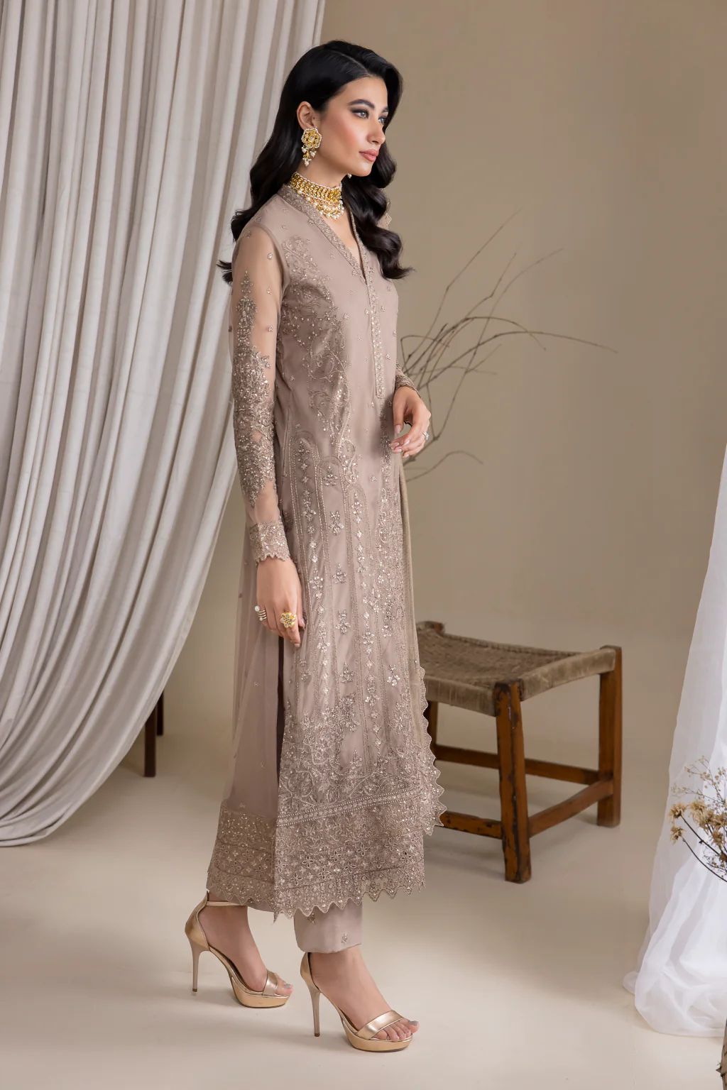 3pc Ready to Wear Chiffon Dress by Iznik Chinnon 30
