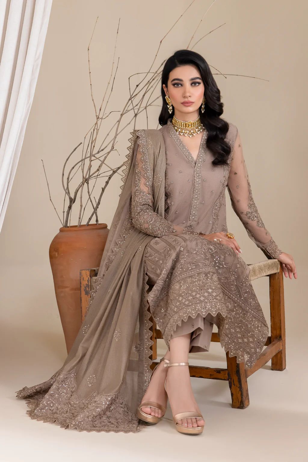 3pc Ready to Wear Chiffon Dress by Iznik Chinnon 30