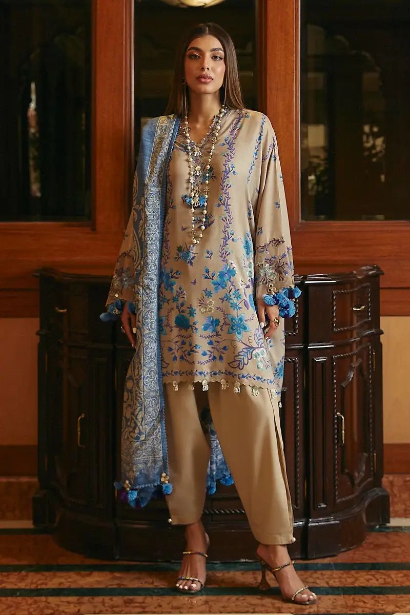 sachin and babi light blue dress Sana Safinaz Winter Muzlin23 9A