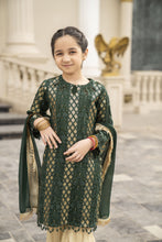 3pc Festive Girls Dress by ARWAH AG22