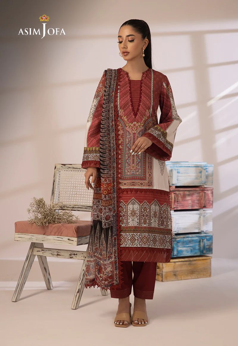 3pc Essential Prints from Asim Jofa Collection 05