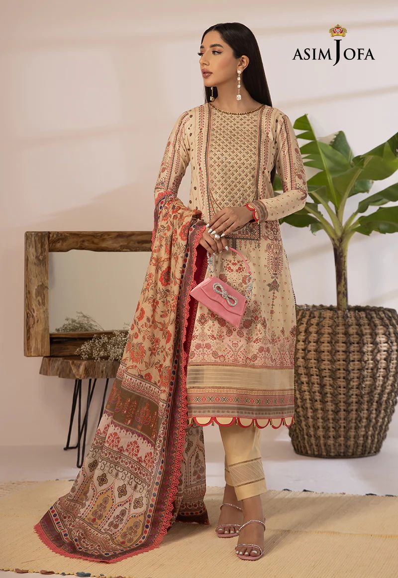 3pc Essential Prints from Asim Jofa Collection 10