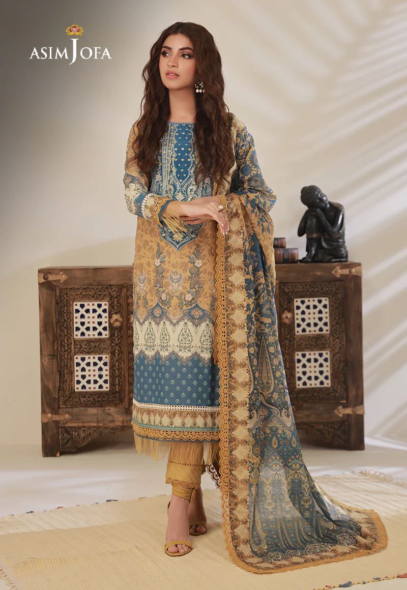 3pc Essential Prints from Asim Jofa Collection 11