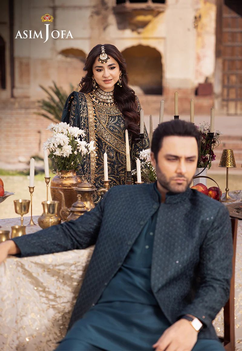 Asim Jofa EMBROIDERED PAPER COTTON 3 PCS AJCE-03