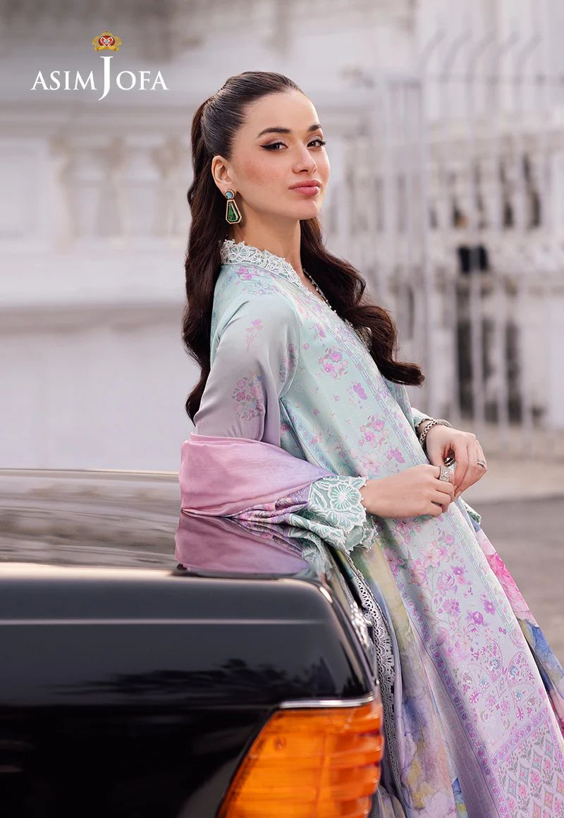 Asim Jofa Charmeuse Raw Silk Ready to Wear Womenswear AJRS-07