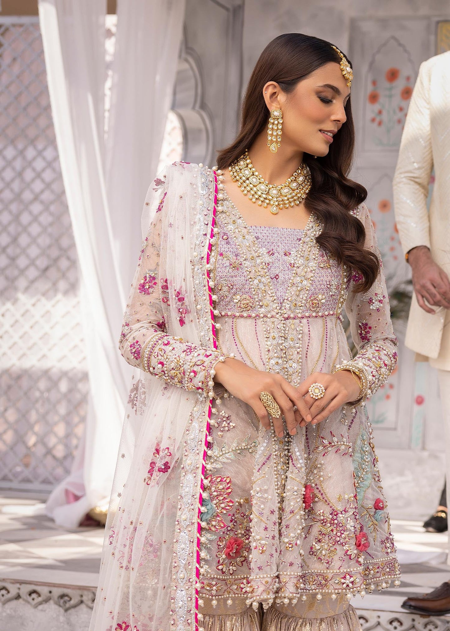Luxury Formal handwork Peplum by Aroosh ARB6