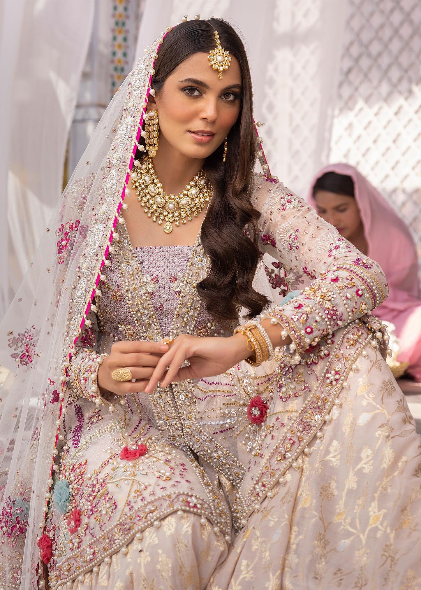 Luxury Formal handwork Peplum by Aroosh ARB6