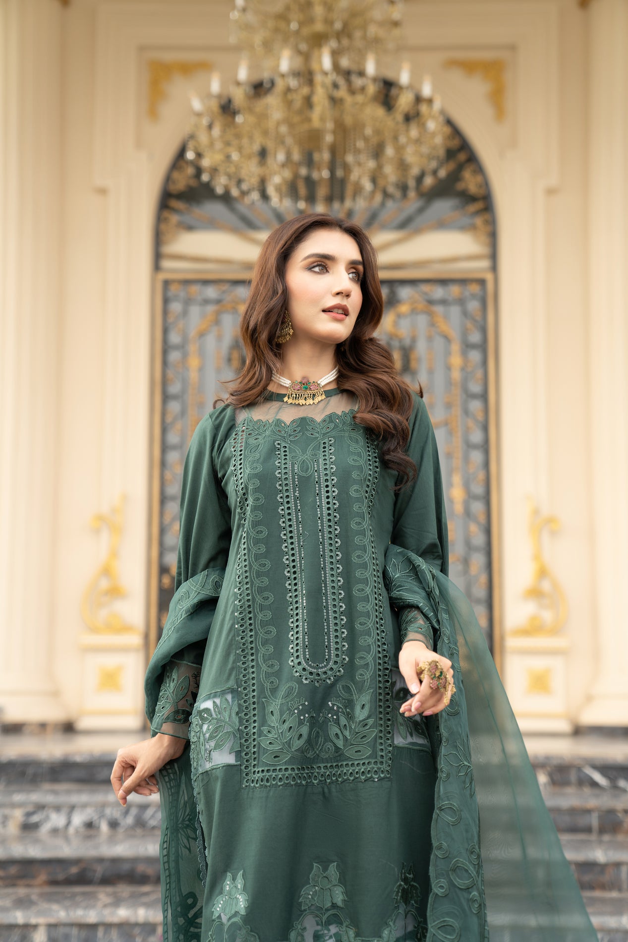 3pc Ready to Wear Luxury Dress by Arwah LA3