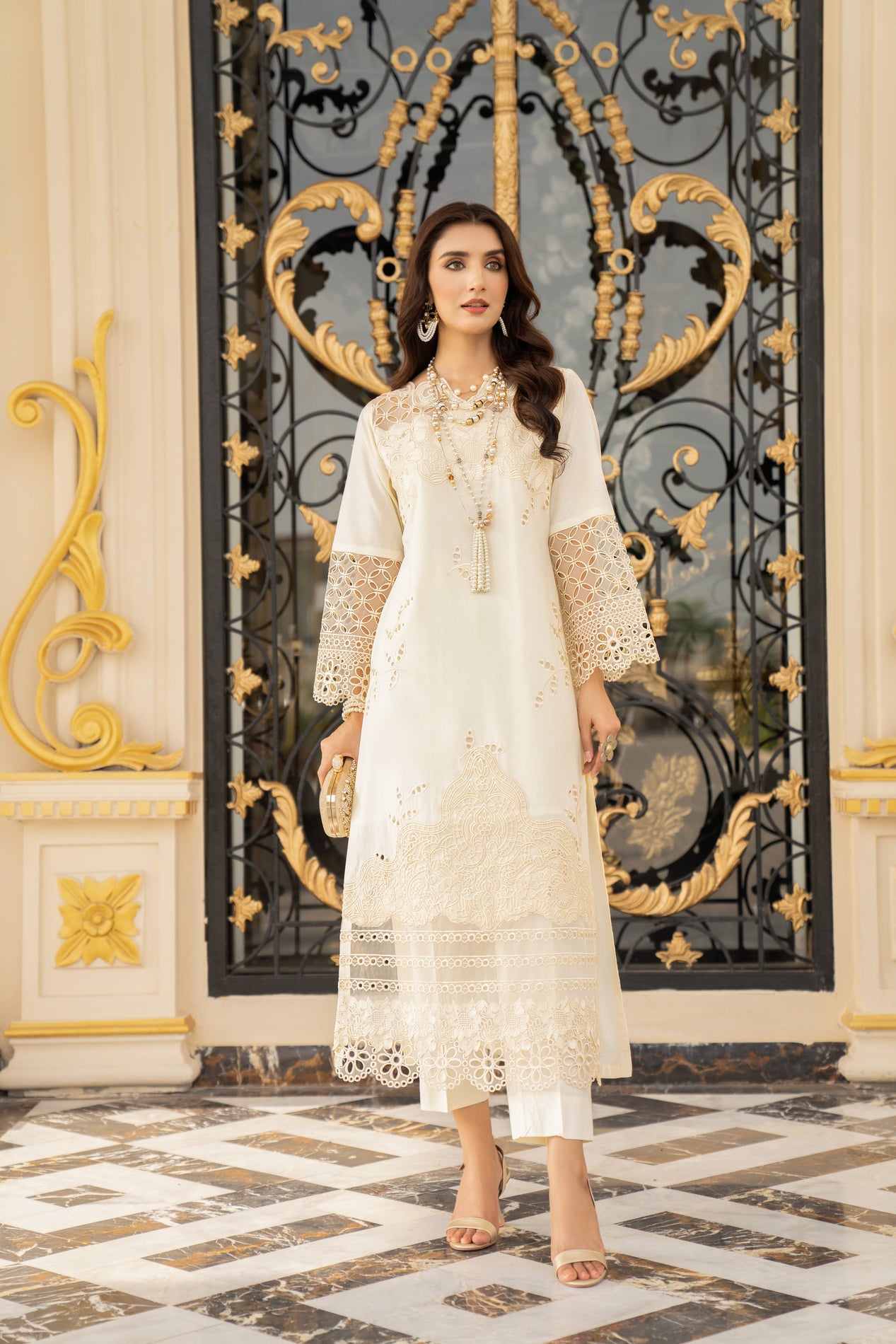 2pc Ready to Wear Luxury Dress by Arwah LA5