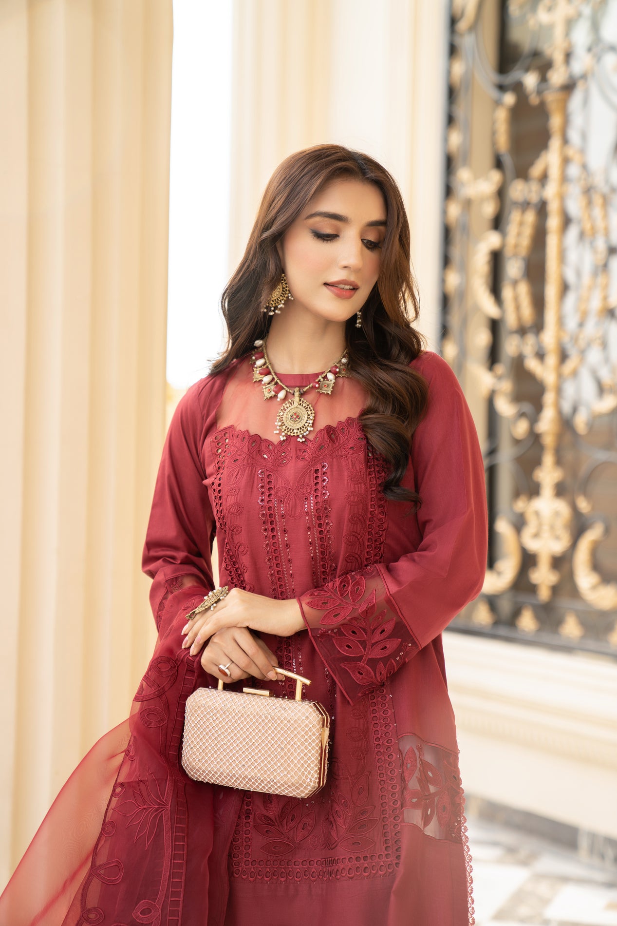 3pc Ready to Wear Luxury Dress by Arwah LA6