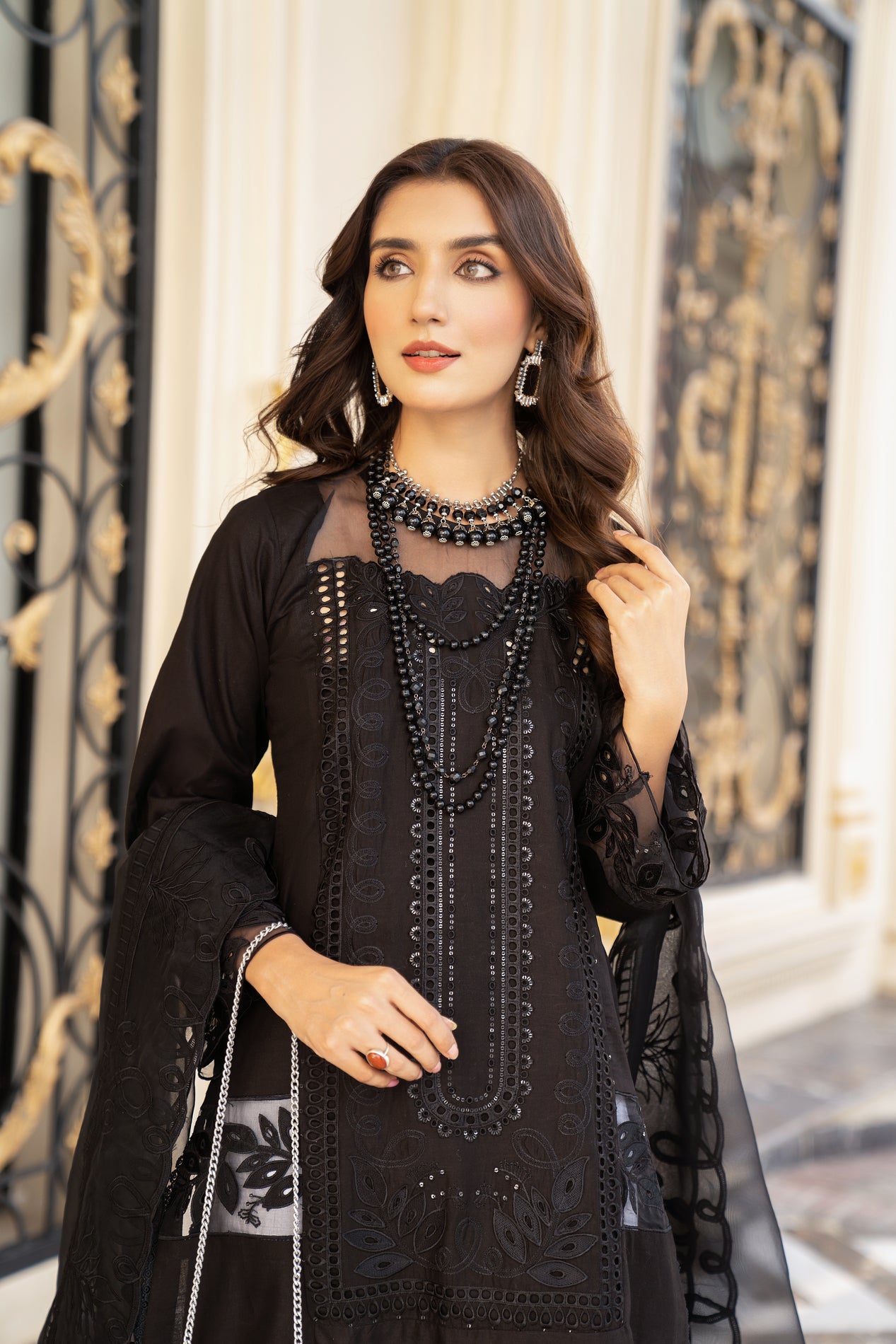 3pc Ready to Wear Luxury Dress by Arwah LA8