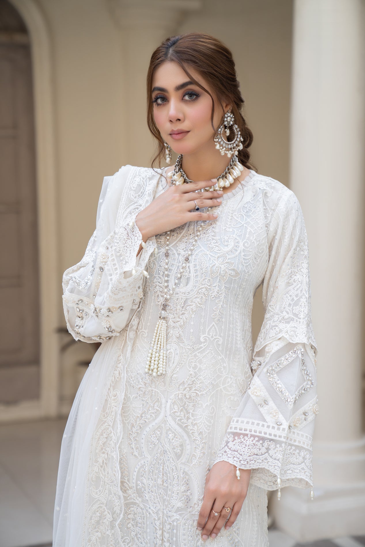 Arwah Organza Luxury Formal Dress VA4