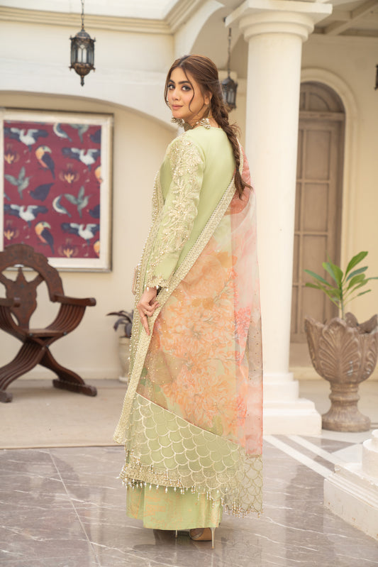 Arwah Organza Luxury Formal Dress VA5