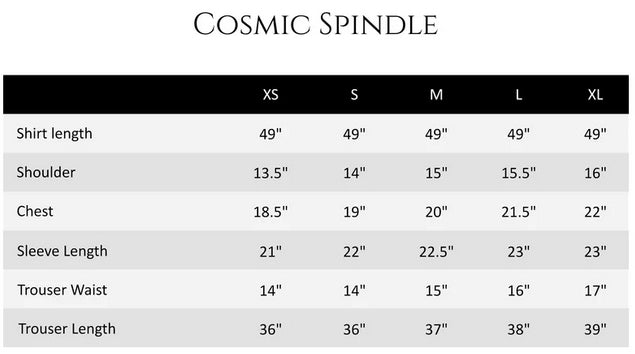 Mushq Cosmic Spindle Hand-Embellished Raw Silk 3pc Dress MHL2