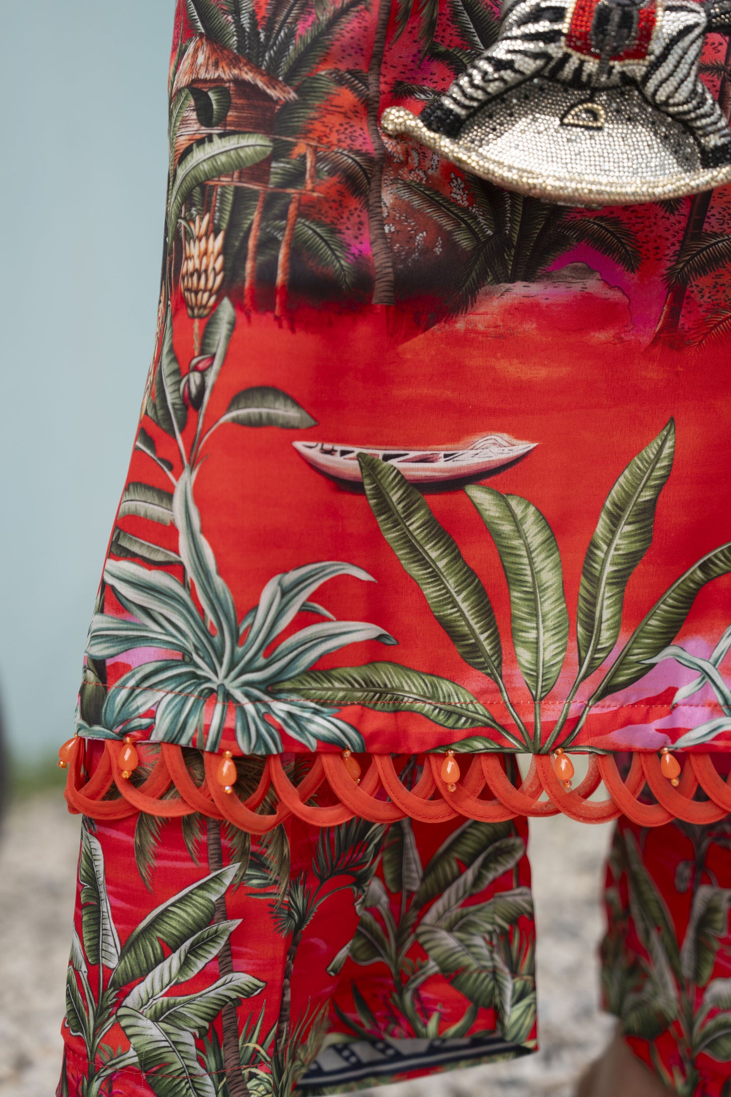 3pc Printed Summer Lawn Suit with Chiffon Dupatta by Silver RES3
