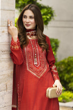 Aleezay Raw Silk 3-Piece Ensemble with Printed Silk Dupatta Lush9