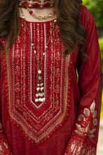 Aleezay Raw Silk 3-Piece Ensemble with Printed Silk Dupatta Lush9