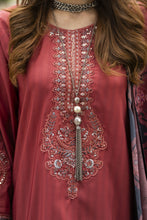 Lush by Aleezay – Dusty Rose Raw Silk 3pc Dress with Silk Dupatta Lush6