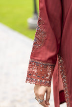 Lush by Aleezay – Dusty Rose Raw Silk 3pc Dress with Silk Dupatta Lush6