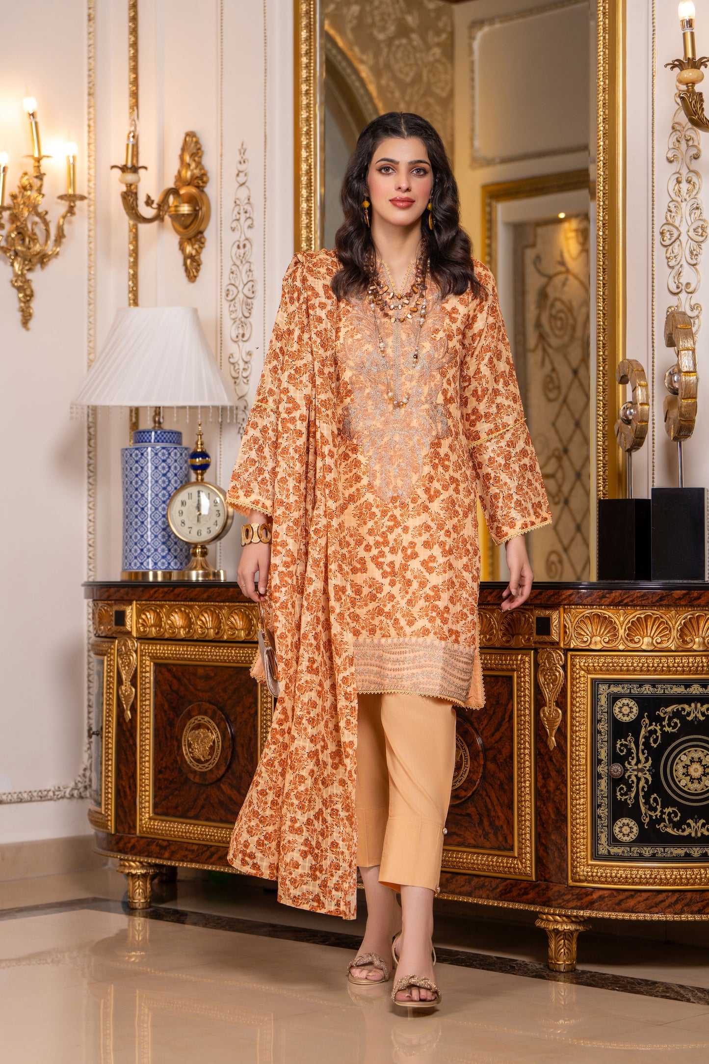 Gul Warun Doria Lawn Essential Prints GWEP04