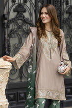 Lush by Aleezay – Smokey Taupe Raw Silk 3pc Dress Lush8