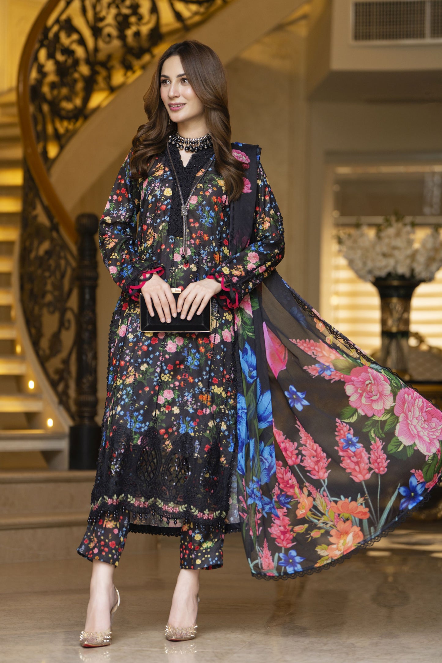 Silver Petals Ready to Wear Lawn Collection – SPRW2