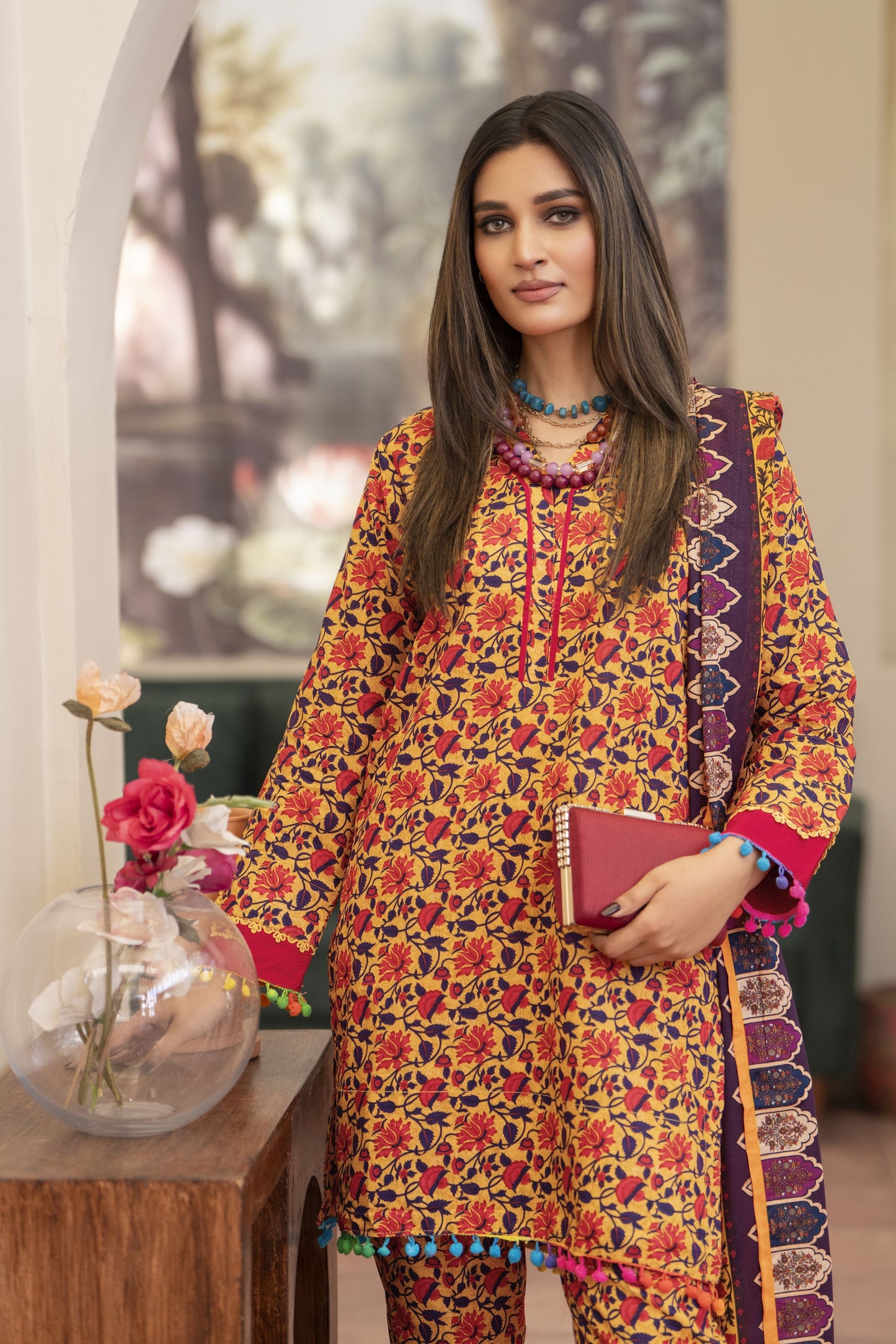 3pc Ready to Wear Breeze by Aabpara Printed Lawn Womenswear BBA3