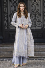 Icy Lavender Hand Embellished 3pc Formal Dress with Organza Dupatta SBS8