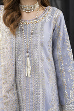 Icy Lavender Hand Embellished 3pc Formal Dress with Organza Dupatta SBS8