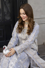 Icy Lavender Hand Embellished 3pc Formal Dress with Organza Dupatta SBS8