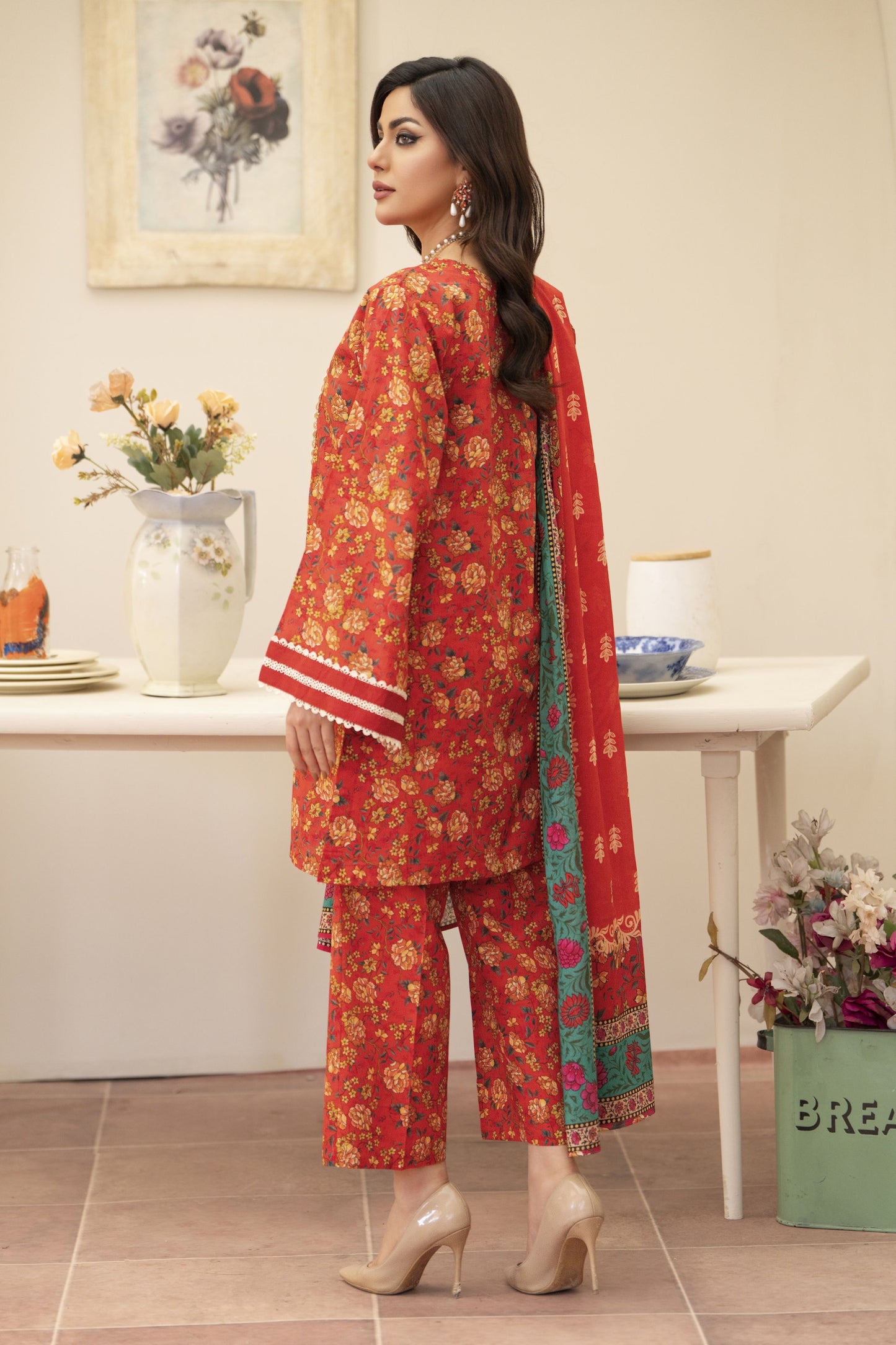 3pc Ready to Wear Breeze by Aabpara Printed Lawn Womenswear BBA2