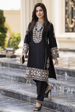 Cotton Canvas by Zaiwa – 2pc Black Cotton Shalwar Suit | CCZ5