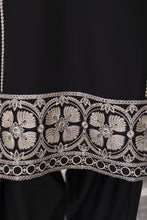 Cotton Canvas by Zaiwa – 2pc Black Cotton Shalwar Suit | CCZ5