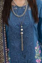 Cotton Canvas by Zaiwa – 3pc Blue Cotton Suit with Tulip Pants CCZ3