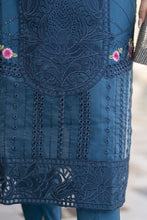 Cotton Canvas by Zaiwa – 3pc Blue Cotton Suit with Tulip Pants CCZ3