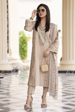 Cotton Canvas by Zaiwa – 3pc Beige Cotton Cutwork Suit CCZ7