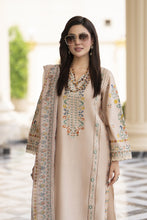 Cotton Canvas by Zaiwa – 3pc Beige Cotton Cutwork Suit CCZ7