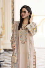 Cotton Canvas by Zaiwa – 3pc Beige Cotton Cutwork Suit CCZ7